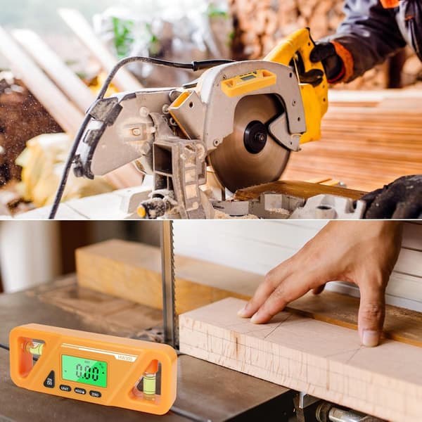 Digitalt vattenpass, gradskiva och inklinometer med magnetisk bas