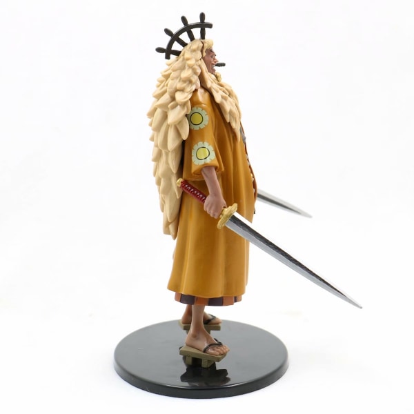 Figura One Piece Shiki com Espadas Anime Brinquedo Modelo 19cm