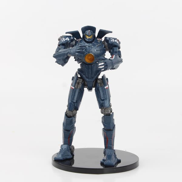 4 st Pacific Rim Jaeger robotfigurer 11-13 cm PVC samlarmodellset