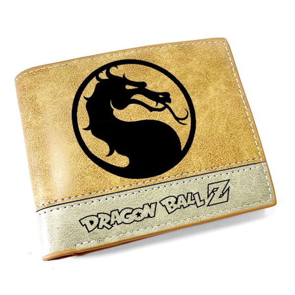 Shenron Dragon Balls Anime plånbok Bifold kort plånbok plånbok med myntficka