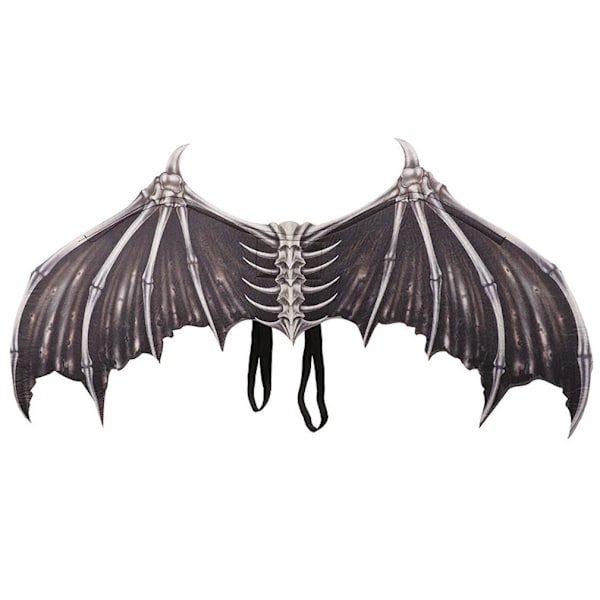 Bat Wing Hopfällbar Halloween Devil Bone Kostym Tillbehör Cosplay Dress Up för karneval