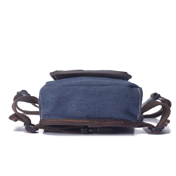 Drop Leg Bag Canvas Ben Midjeväska Stor blå lårväska multicolor