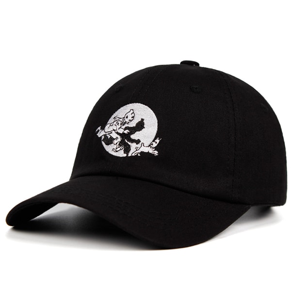 Tintin and Dog Baseball Cap Sport Fritidshatt Snapback justerbar hatt