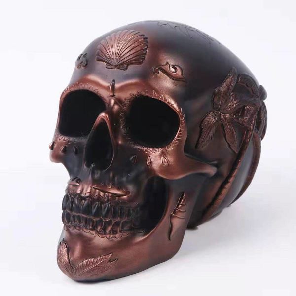 Skull Coin Bank Spargris Pengaburk för pojkar Flickor Spara pengar Kontanter