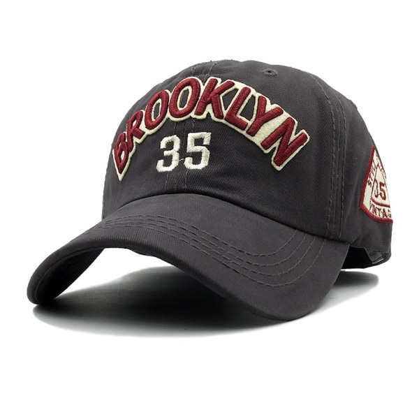 Brooklyn-broderad cap Bekväm Snapback-justerbar sporthatt