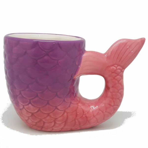 Mermaid Tail Keramisk kaffemugg Tekopp Nyhet Present