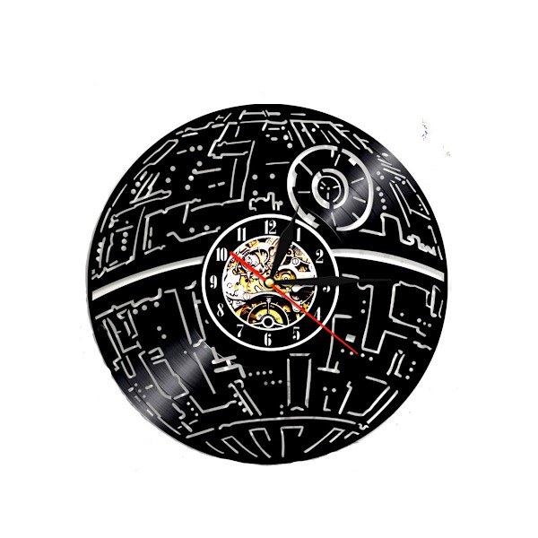 BB8 Vinyl Väggklocka Record Klocka Retro Dekor Väggkonstklocka