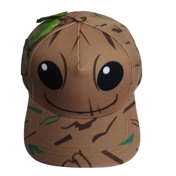 Baby Groot Tree Baseball Cap Sport Fritid Hatt Snapback justerbar hatt