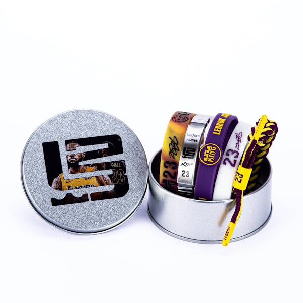 5 st 23 James silikon flätat armband män Armband utomhus sport armband