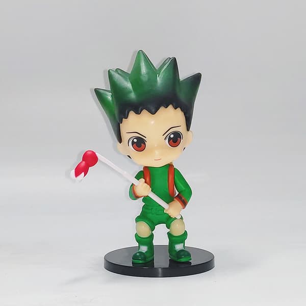 6 kpl Hunter x Hunter Chibi-hahmoja 10–11 cm PVC-animekeräilyfiguurisetti