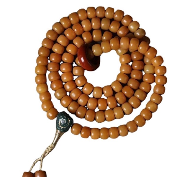 Naturligt vittrade armband Vit Jade Bodhi Buddha Beads Armband Smycken Halsband