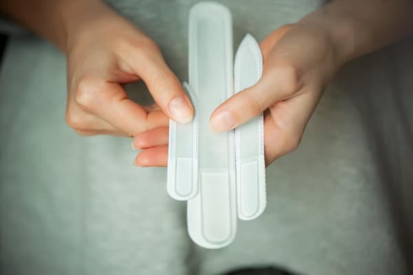 3-delt sæt med tjekkiske glasneglefile, dobbeltsidede vaskbare file til negle