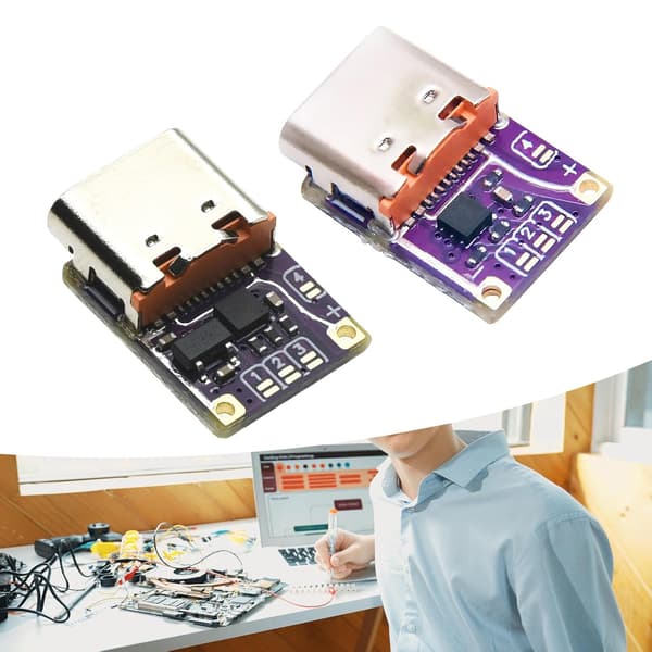 USB-C PD3.1 snabbladdnings-triggermodul 5A justerbart 5V-48V strömkort