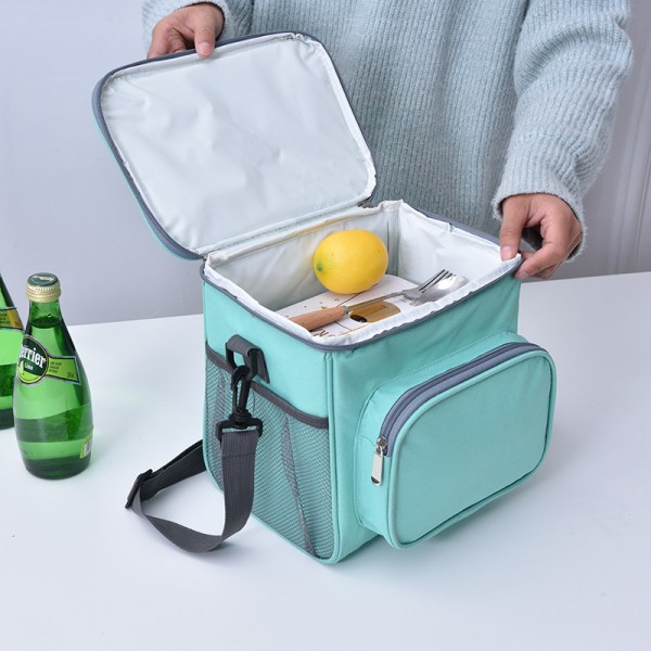 Oxford Isolerad Lunchbox Thermal Tote Bag Läcksäker Vattentät green