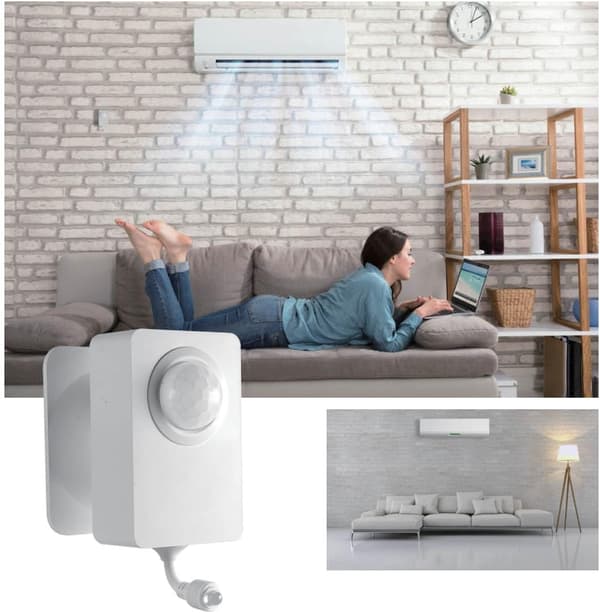 PIR-rörelsesensor för luftkonditionering, energibesparande automatisk avstängning
