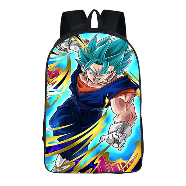 Dragon Balls Super Saiyan Anime Skolryggsäck Casual Daypack Ryggsäck Cool bokväska