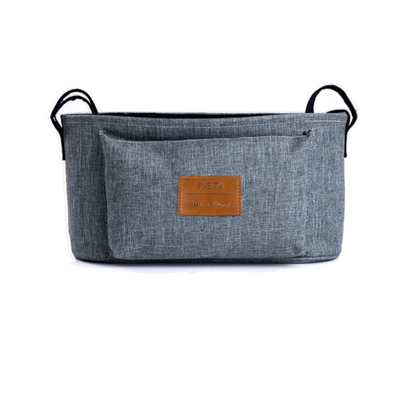 Barnvagn Sadelväska Buggy Bag Buggy Barnvagn Förvaringsväska Barnvagnar grey