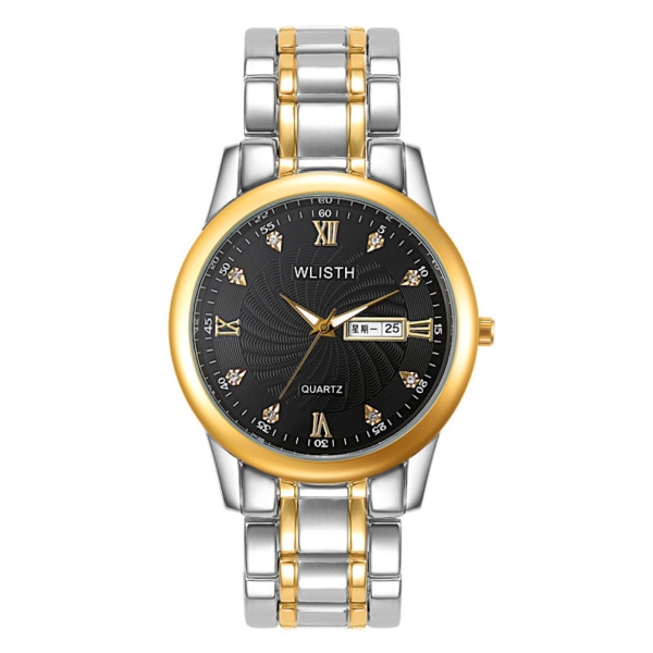 Universal's Quartz Watch Waterproof Casual Diamond Watch with Date Luminous