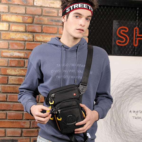 Multifunktionell benväska Drop midjeväska, lår Fanny Pack för resor utomhus