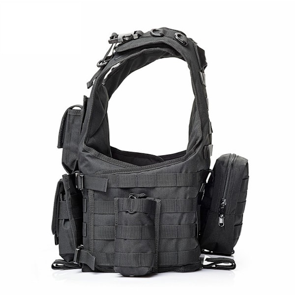 Army Fans Tactical Vest Outdoor Molle Jaktväst Justerbar modulutrustning för träningsspel