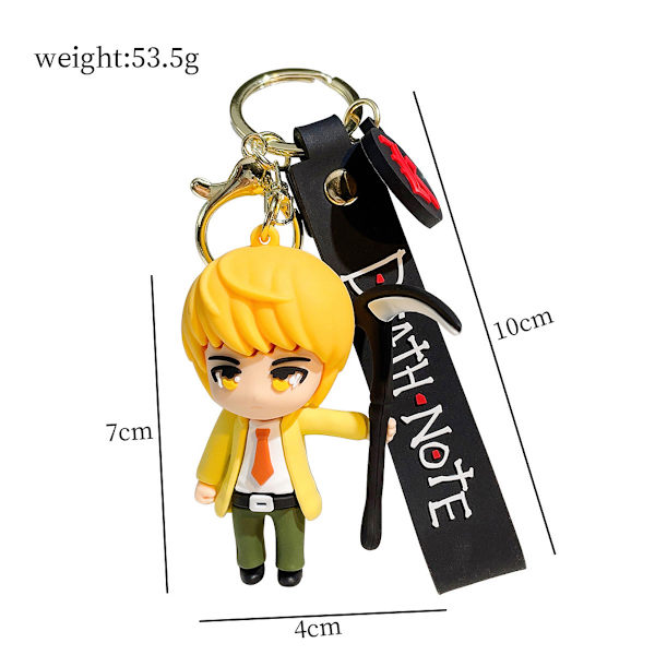Death Note Anime Key Chain Key Ring Bag Pendant Keyring Julklapp