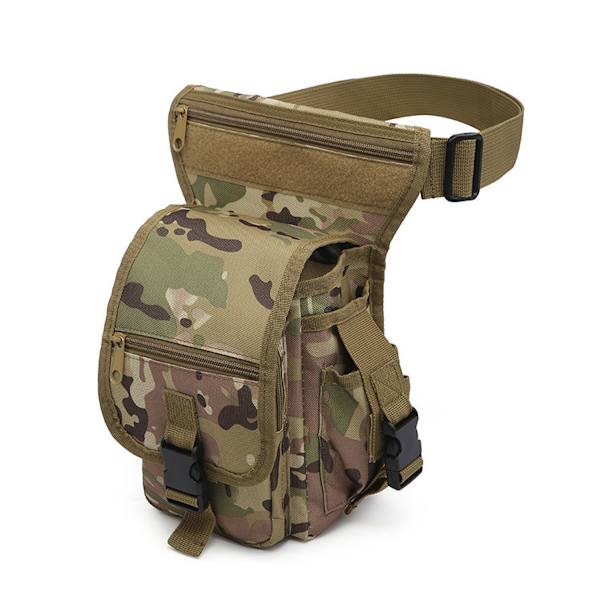 Ben Midjeväska Tactical Molle Camouflage Drop Leg Bag Camouflage