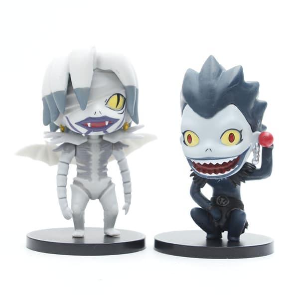 Death Notes 5 st PVC Chibi-figurer Ryuk Light L 10 cm samlarmodellset