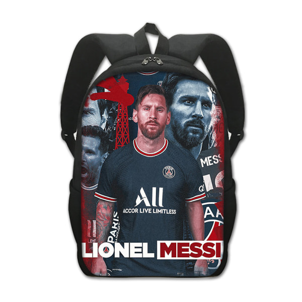 Star Messi Anime skolryggsäck Casual Daypack Ryggsäck Cool bokväska