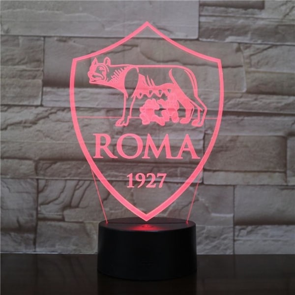 Roma 1927 USB 3D Anime Night Light Atmosphere LED Bordslampa