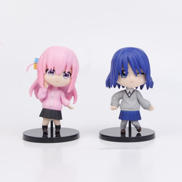 6 stk. Bocchi the Rock Chibi-figurer 9-11 cm PVC anime samlerobjekt-sæt