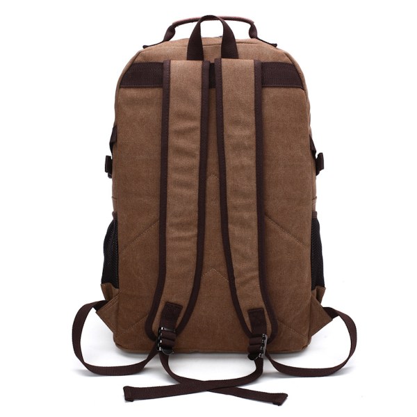 Laptop ryggsäck Brun skolväska Reseryggsäck unisex Brown