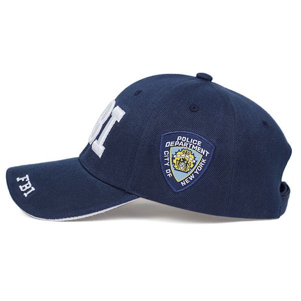 FBI Cap Baseballkeps Sport Fritidshatt Snapback justerbar hatt