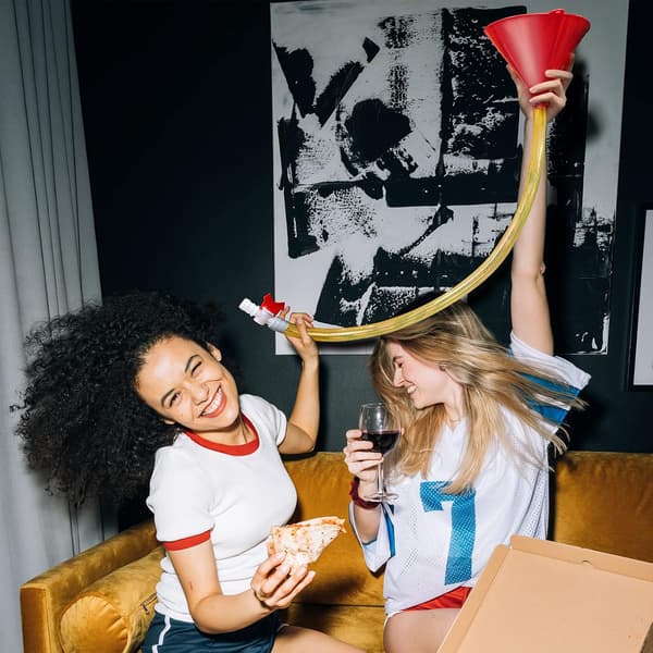 60oz Øl-tragt med ventil og slange, Single Header Party Drikketragt