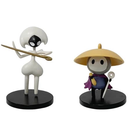 6 stk. Hollows Knights spilkarakter PVC-figurer samleobjekt udstillingsmodel sæt