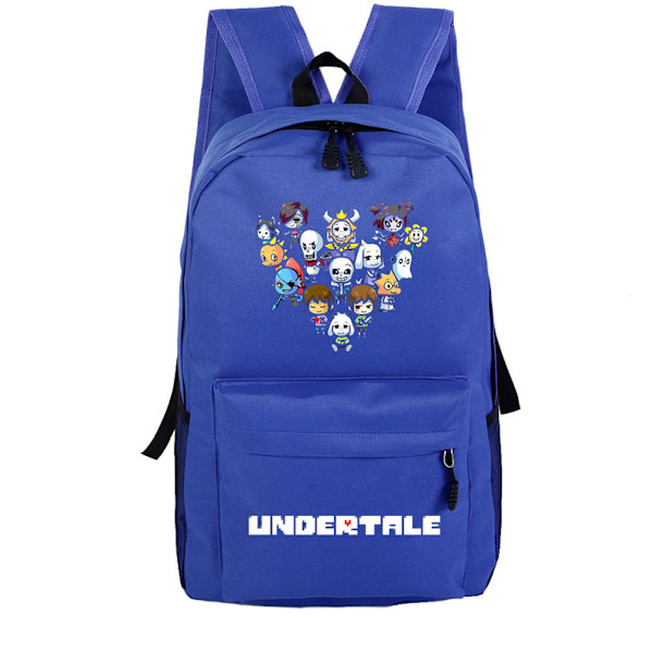 Undertale Sans Anime Skolryggsäck Casual Daypack Ryggsäck Cool bokväska