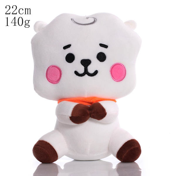 7 st KPOP BTS plyschleksak Söt mjuk docka fylld figur för fans