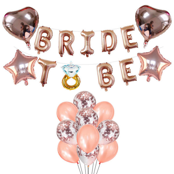 Bride to Be folieballonger Set festdekoration