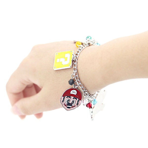 Mario Yoshi Luigi Armband Armband Party Sport Armband för män kvinnor