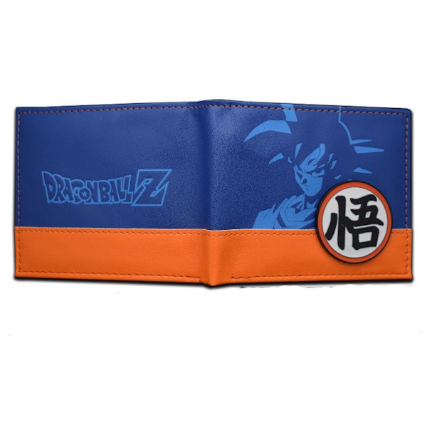 Dragon Balls Wu Anime Plånbok Bifold Kort plånbok plånbok med myntficka