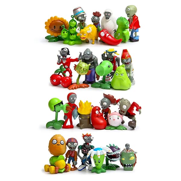 30 stk Planter Zombies Anime Figur Leketøy Samling Modell Dekor Samleobjekter Statue