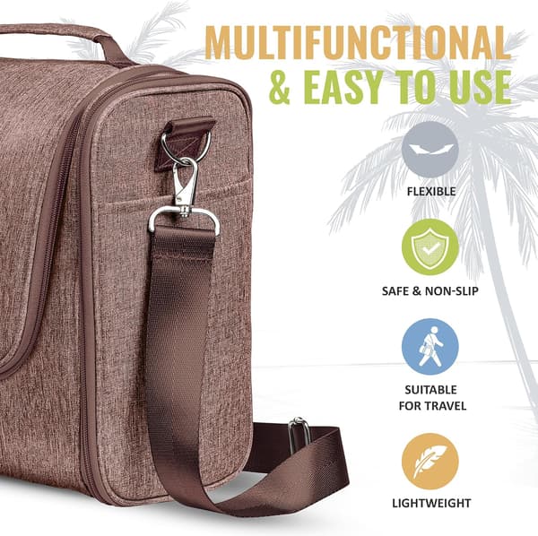 Bred justerbar axelrem för väska med vridbara hakar för crossbody-väskor