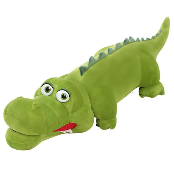 Stor krokodil tecknad figur rosa mjuk docka flicka kudde plysch leksak