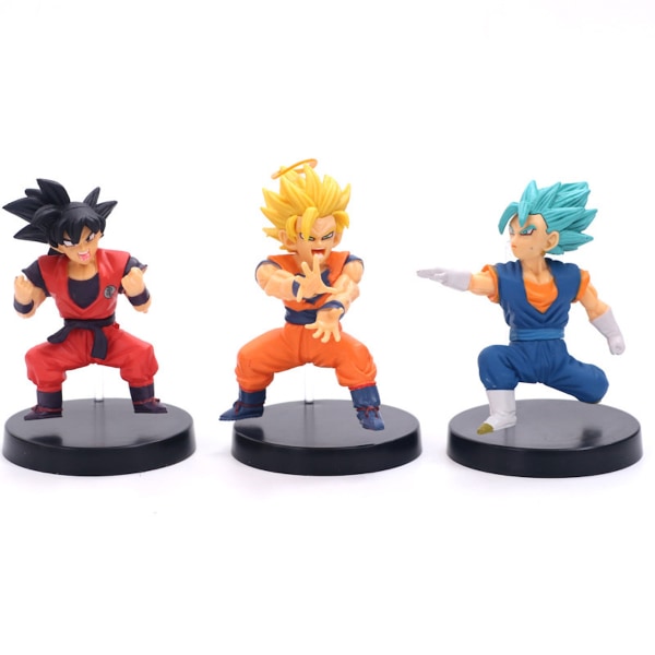 6 st/konjunto Dragon Ball Son Goku BatalhaFigura de ação brinquedo modeller