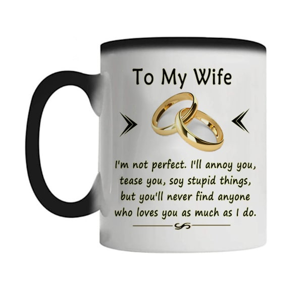 Make To My Wife Keramik Kaffe Mugg Tekopp Nyhet Present