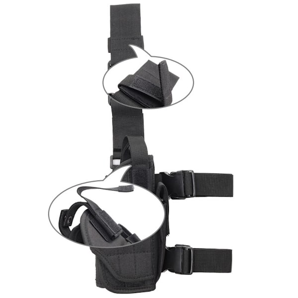 Gun Holster Ben Bag Fanny Pack för resor utomhus