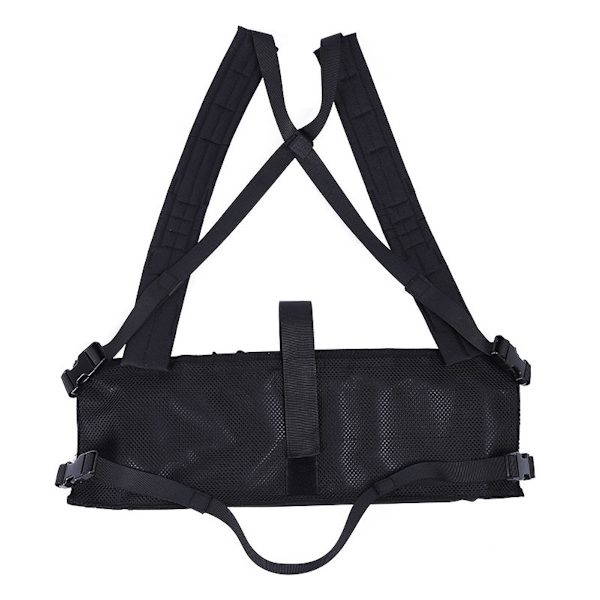 Tactical Chest Pack Väst Chest Rig för utomhusbruk Black