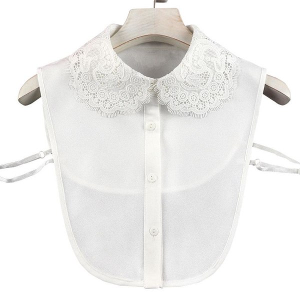 Avtagbar blus Tofs Fake Collar Spetsram False Collar