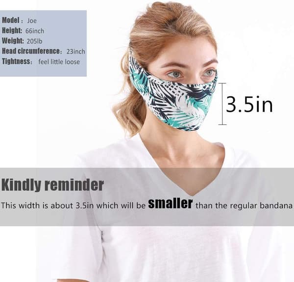 6 stk. blomstrede pandebånd til kvinder, brede elastiske hårbånd til yoga og løb