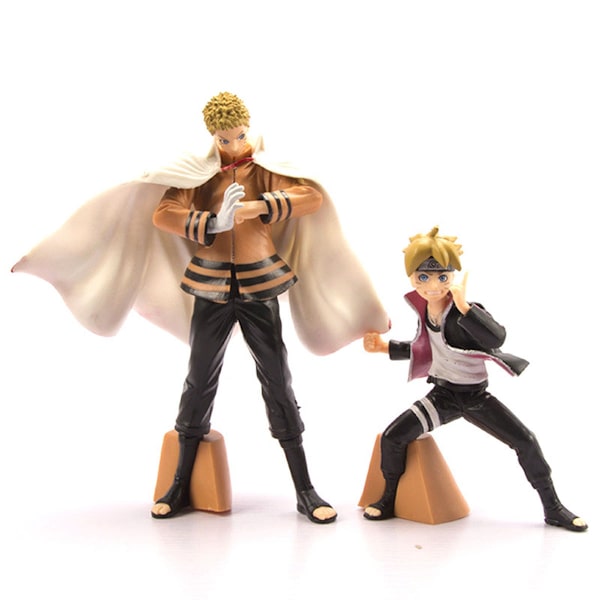 Uzumaki Boruto far och son Naruto actionfigur leksaksmodell
