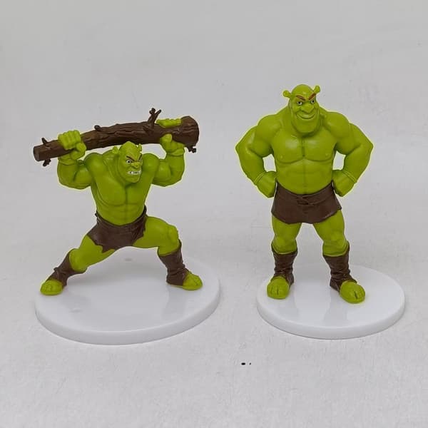 6 stk. Shrek Æsel Ogre Æsel PVC minifigurer samlerobjekt skrivebordsdekoration sæt